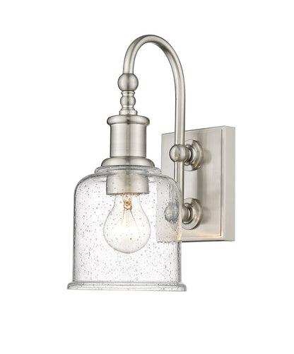 Z-Lite Bryant 1 Light Wall Sconce in Brushed Nickel 734-1S-BN