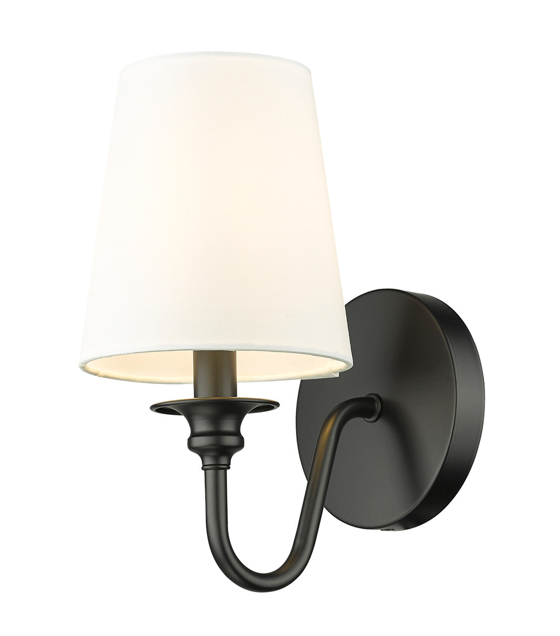 Z-Lite Gianna 1 Light Wall Sconce in Matte Black 7509-1S-MB