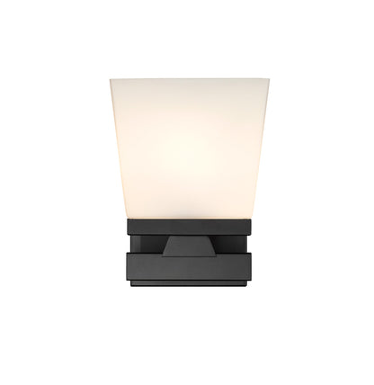 Z-Lite Astor 1 Light Wall Sconce in Matte Black 1937-1S-MB