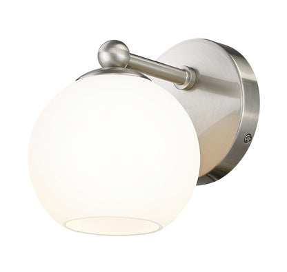 Z-Lite Neoma 1 Light Wall Sconce in Brushed Nickel   1100-1S-BN