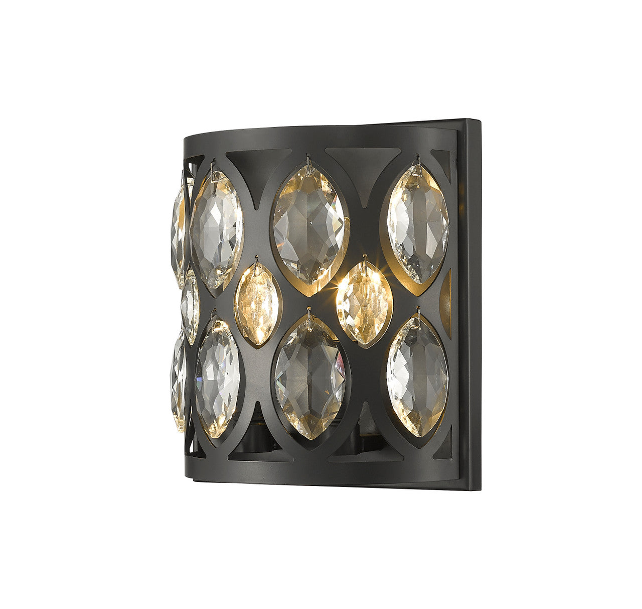 Z-Lite Dealey 2 Light Wall Sconce in Matte Black 6010-2S-MB