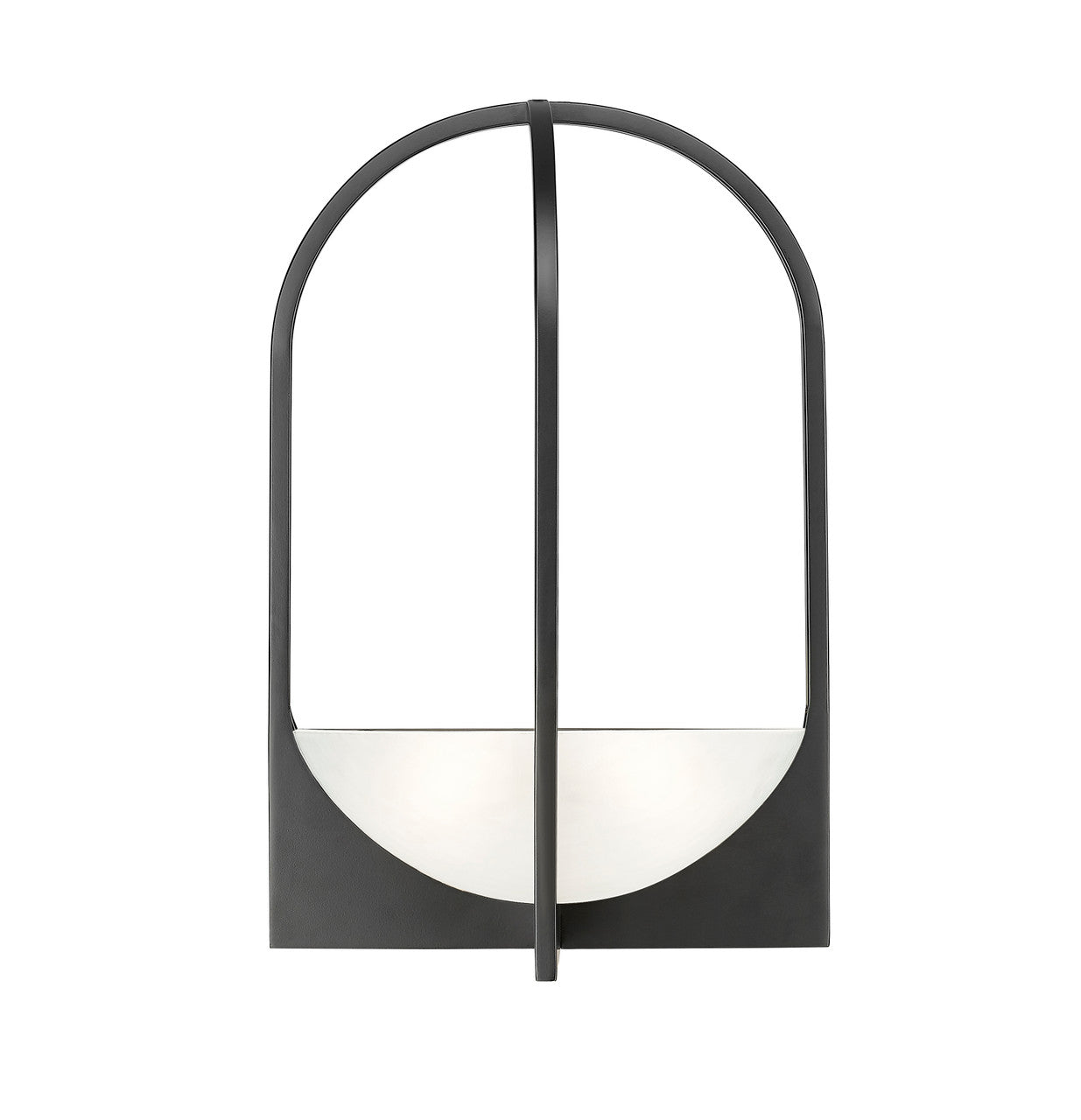 Z-Lite Devon 2 Light Wall Sconce in Matte Black 1947-2S-MB