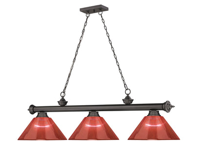 Z-Lite Cordon 3 Light Billiard in Bronze 2306-3BRZ-PRD