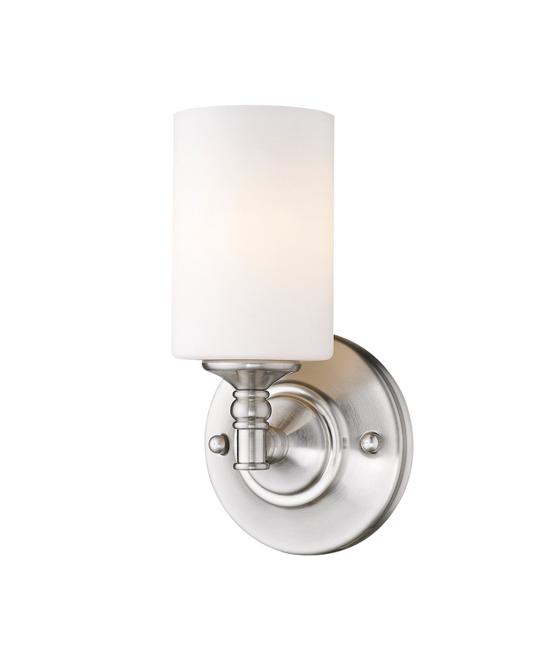 Z-Lite Cannondale 1 Light Wall Sconce in Brushed Nickel 2102-1S