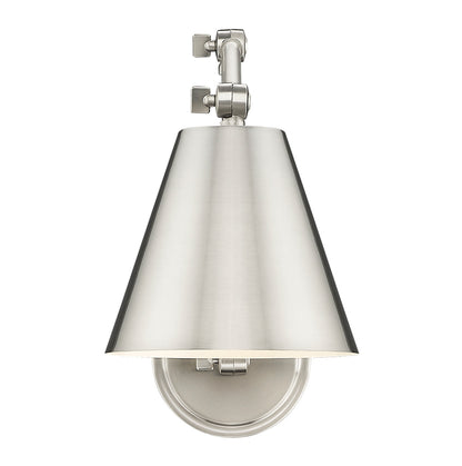 Z-Lite Regent 1 Light Wall Sconce in Brushed Nickel 347S-BN