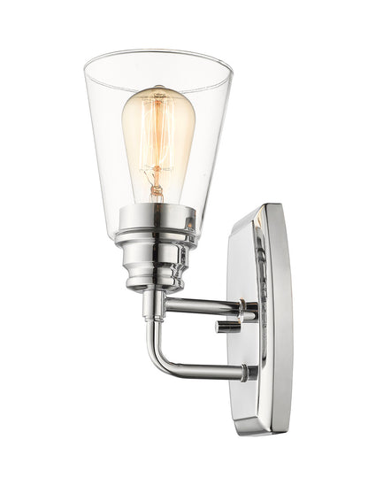 Z-Lite Annora 1 Light Wall Sconce in Chrome 428-1S-CH