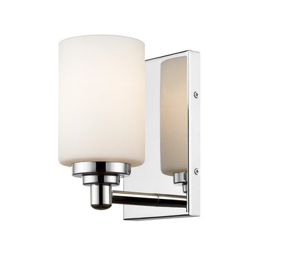 Z-Lite Soledad 1 Light Wall Sconce in Chrome 485-1S-CH