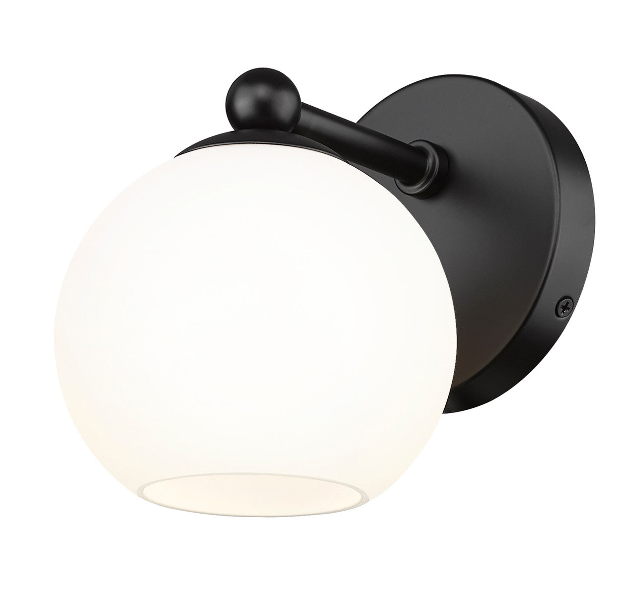 Z-Lite Neoma 1 Light Wall Sconce in Matte Black 1100-1S-MB