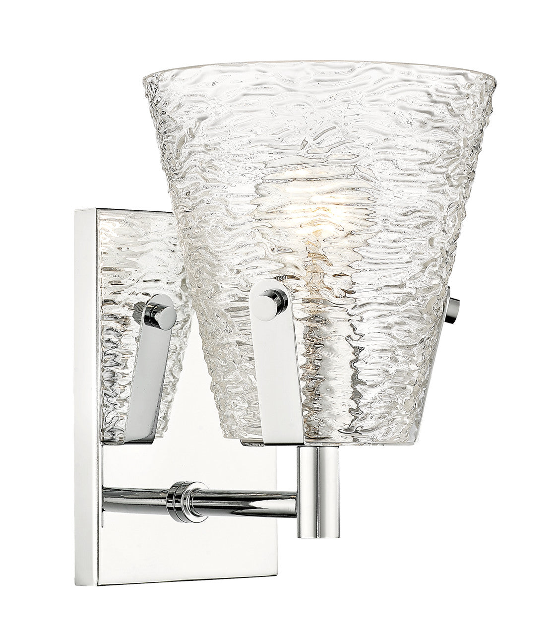 Z-Lite Analia 1 Light Wall Sconce in Chrome 1101-1S-CH