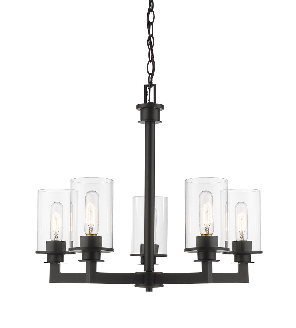 Z-Lite Savannah 5 Light Chandelier in Bronze 462-5BRZ