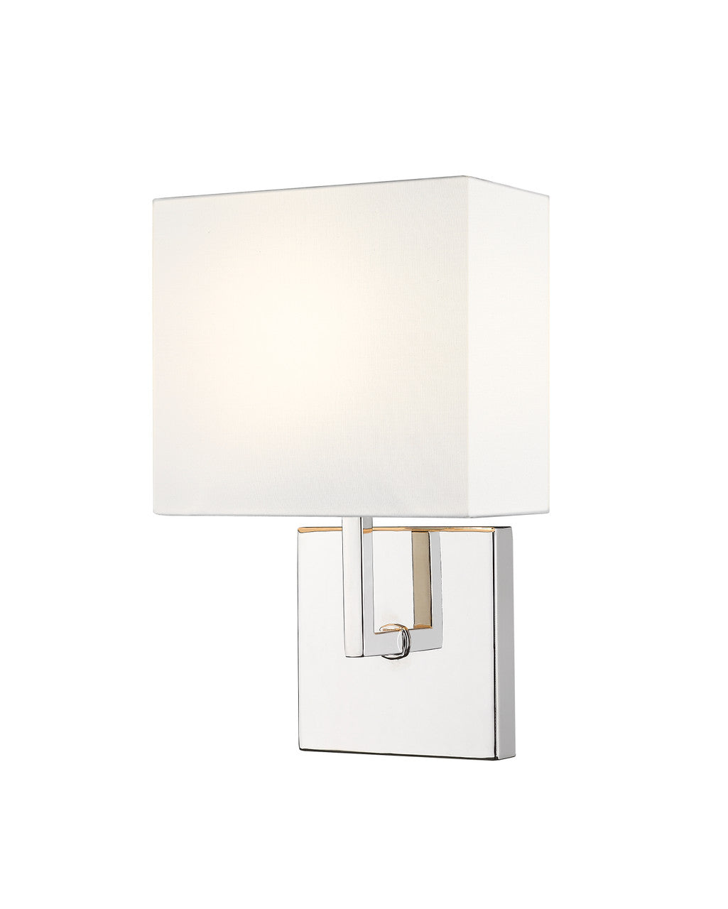 Z-Lite Saxon 1 Light Wall Sconce in Polished Nickel 815-1S-PN