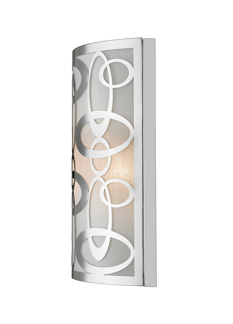 Z-Lite Opal 2 Light Wall Sconce in Chrome 195-2S-CH