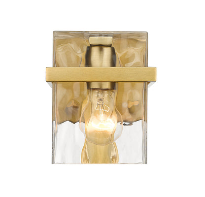 Z-Lite Bennington 1 Light Wall Sconce in Modern Gold 1938-1S-MGLD