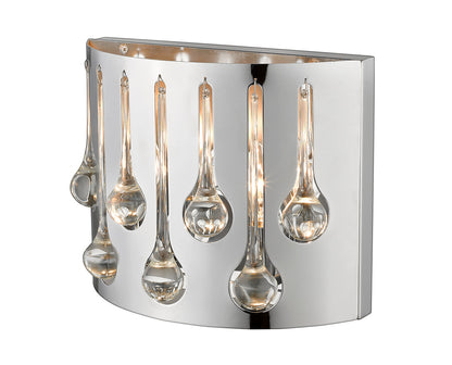 Z-Lite Oberon 2 Light Wall Sconce in Chrome 453R2S-CH