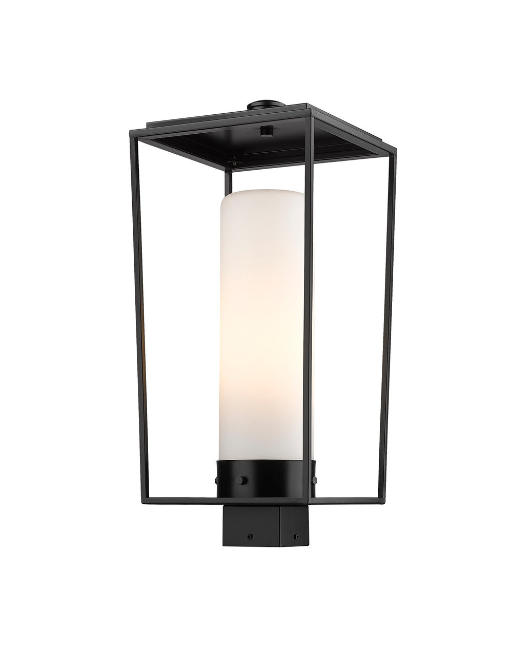 Z-Lite Sheridan 1 Light Outdoor Post Mount Fixture in Black 595PHBS-BK