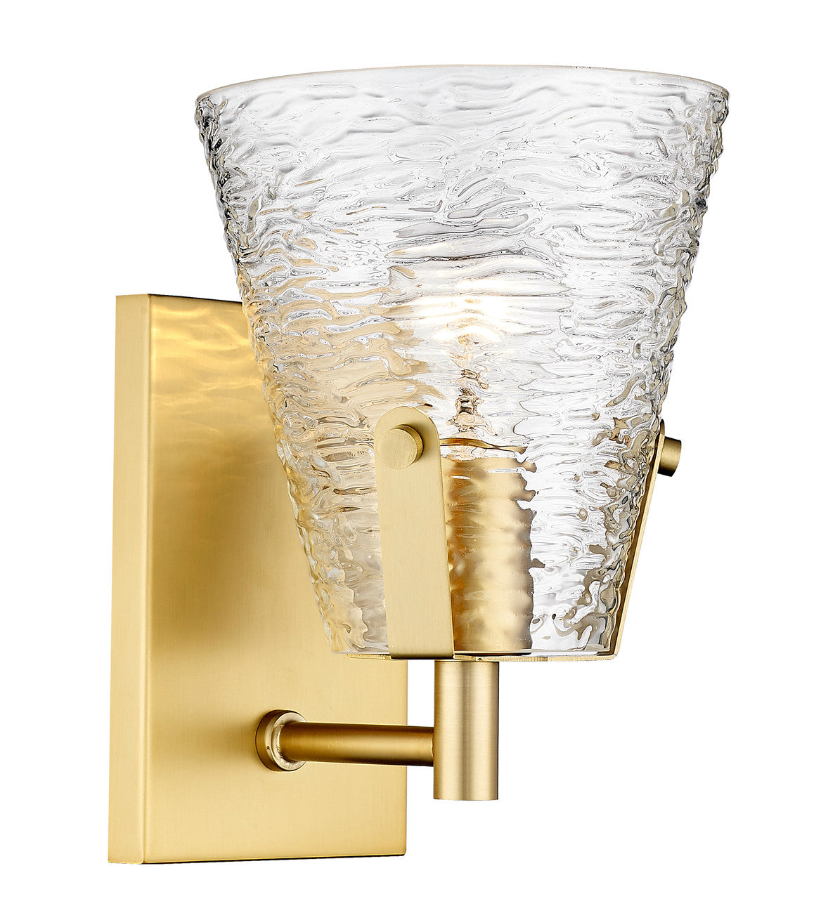 Z-Lite Analia 1 Light Wall Sconce in Modern Gold 1101-1S-MGLD