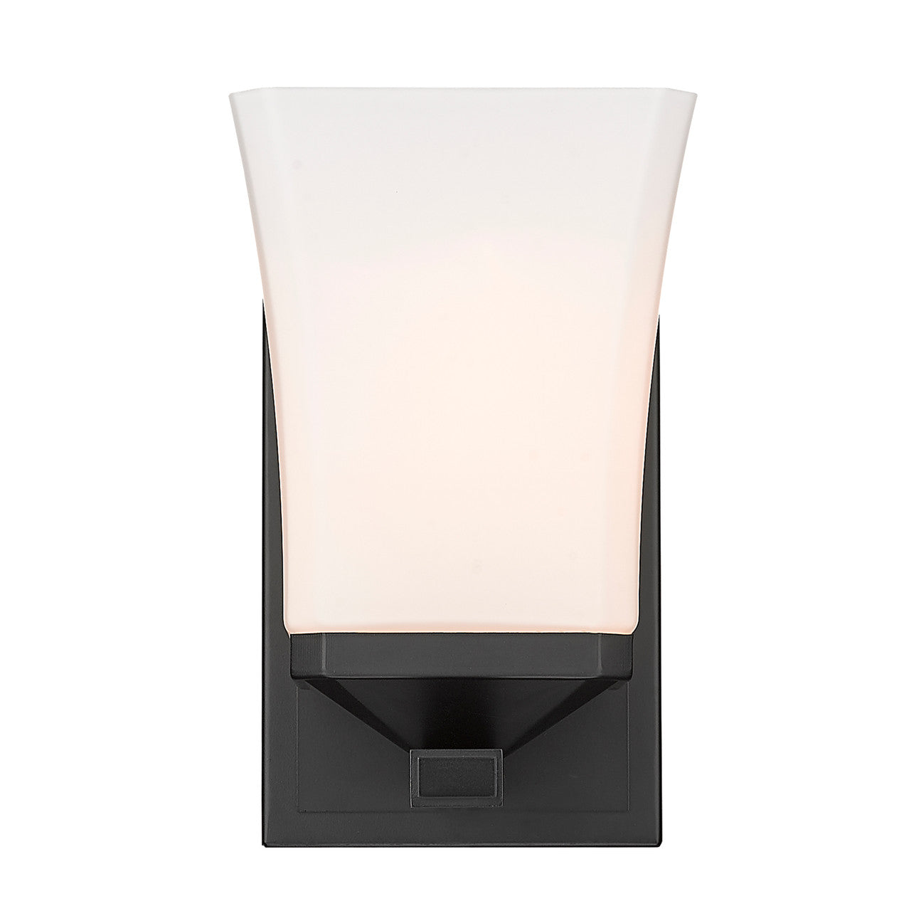 Z-Lite Darcy 1 Light Wall Sconce in Matte Black 1939-1S-MB