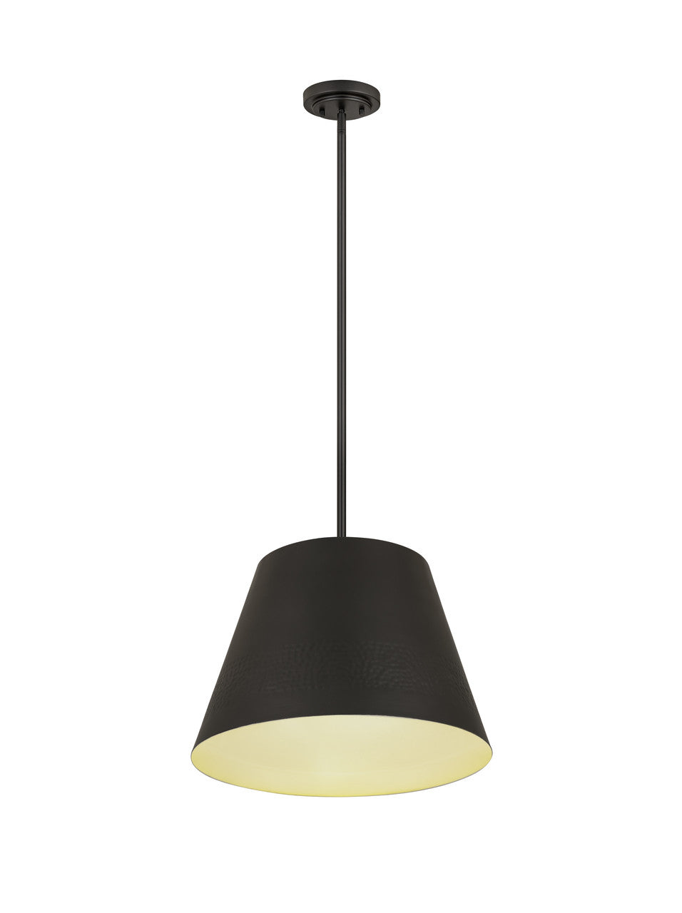 Z-Lite Maddox 1 Light Chandelier in Matte Black 6013-18MB