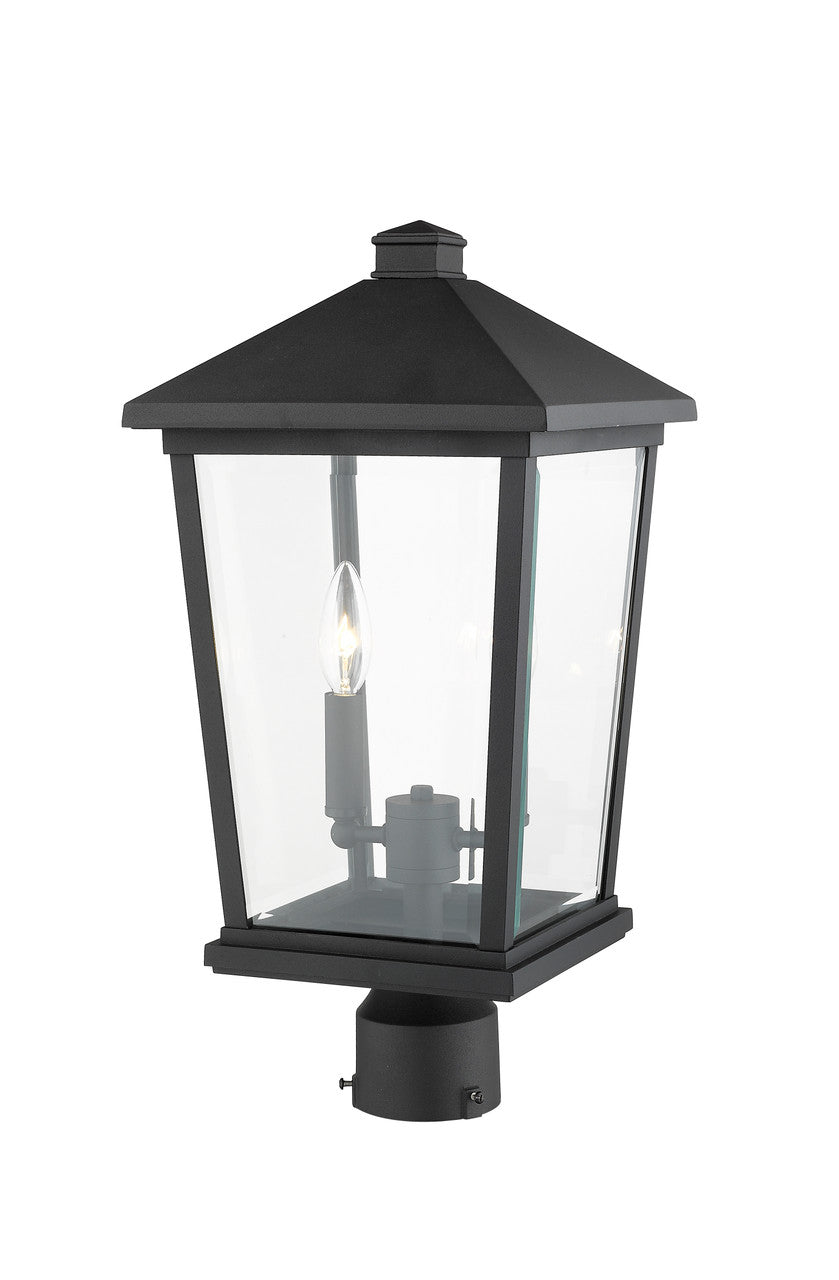 Z-Lite Beacon 2 Light Outdoor Post Mount Fixture in Oil Rubbed Bronze 568PHBR-ORB