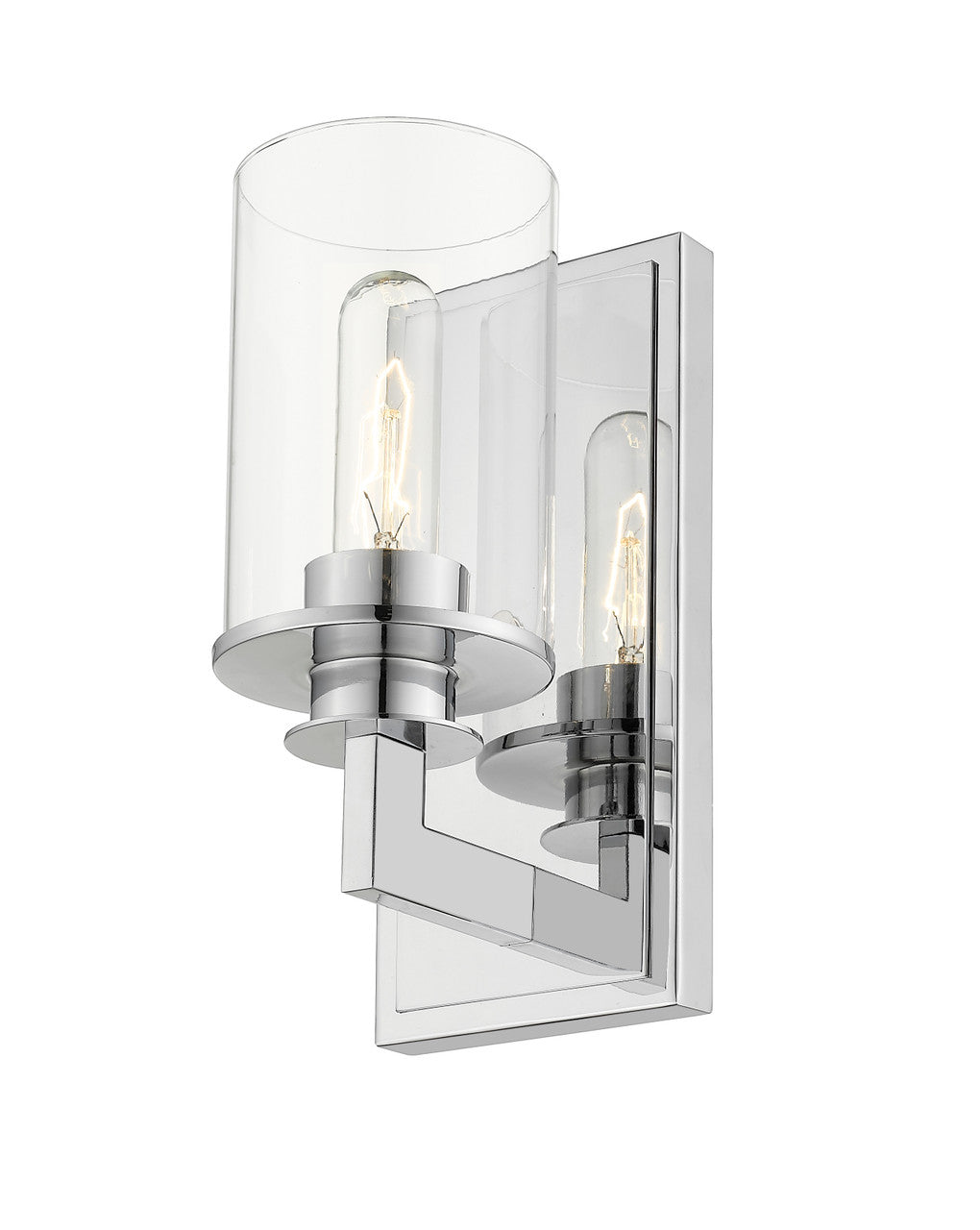 Z-Lite Savannah 1 Light Wall Sconce in Chrome 462-1S-CH