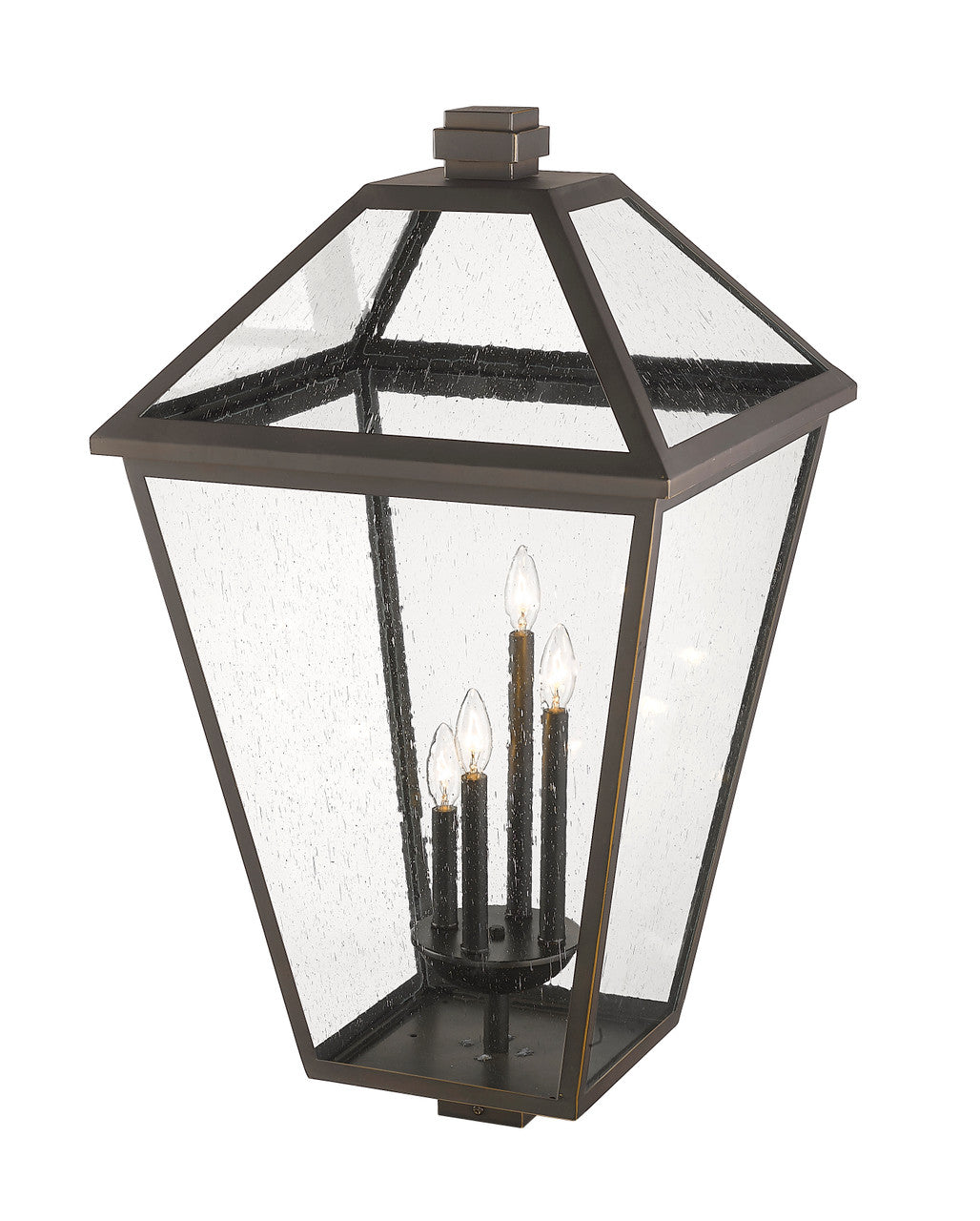 Z-Lite Talbot 4 Light Outdoor Post Mount Fixture in Oil Rubbed Bronze 579PHXLXS-ORB