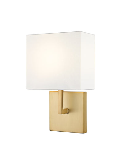 Z-Lite Saxon 1 Light Wall Sconce in Olde Brass 815-1S-OBR