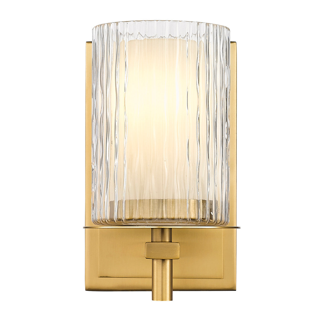 Z-Lite Grayson 1 Light Wall Sconce in Modern Gold 1949-1S-MGLD