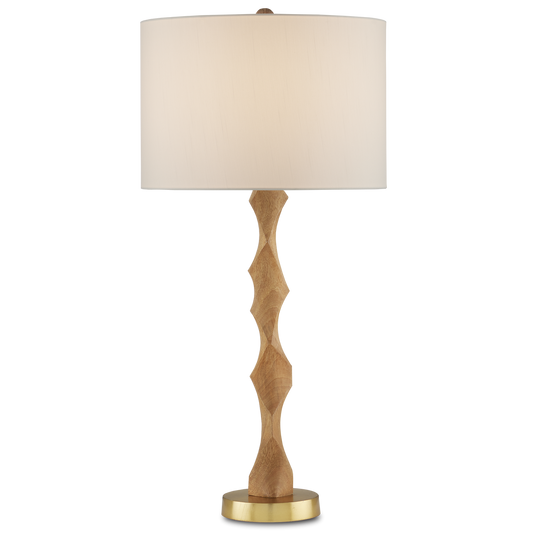 Currey & Co. 32.75" Sunbird Wood Table Lamp 6000-0894