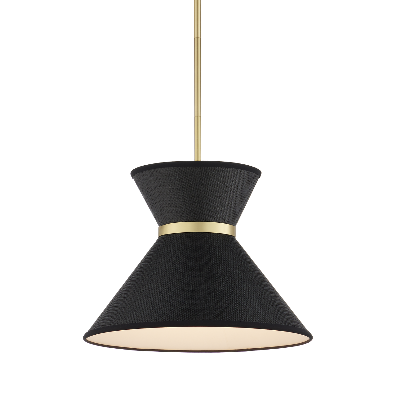 Currey & Co. Avignon 16.5" Black 1-Light Pendant 9000-1120