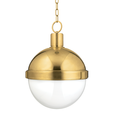 Hudson Valley Lighting Lambert Pendant in Aged Brass 615-AGB