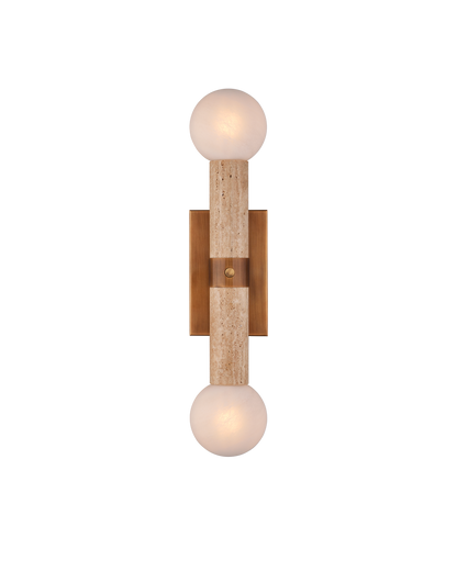 Currey & Co. Beatrix Beige Bath Wall Sconce 5800-0047