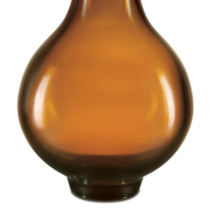 Currey & Co. Amber & Gold Peking Long Neck Vase 1200-0679