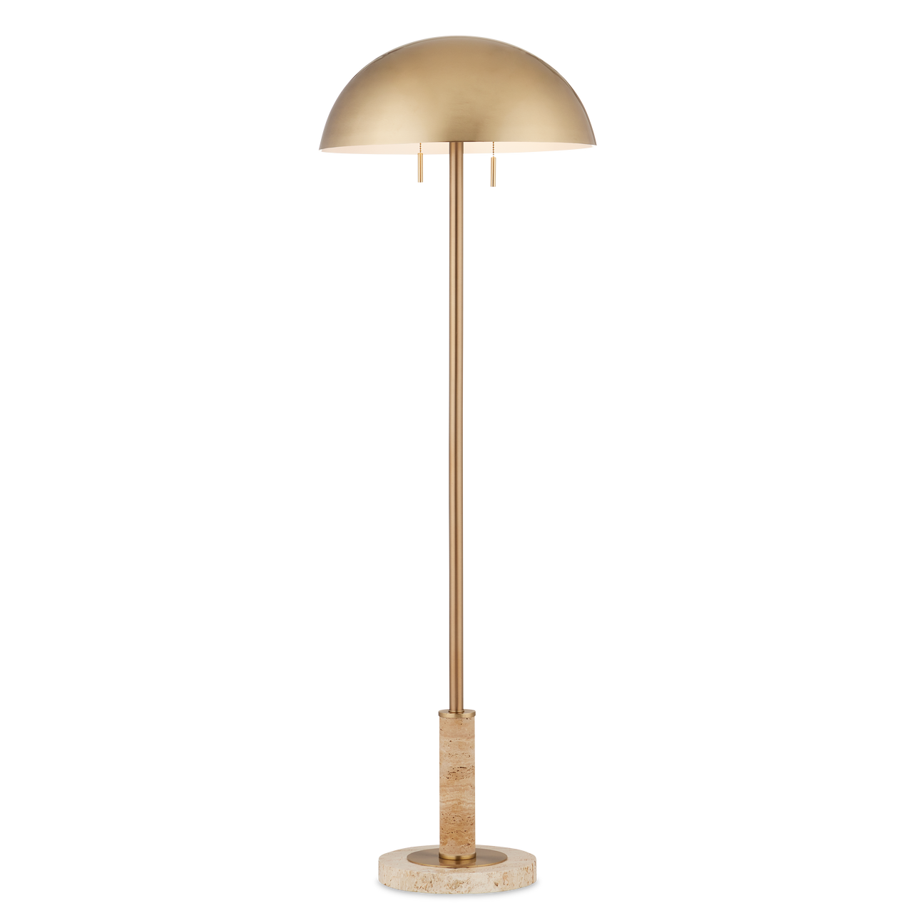 Currey & Co. 58.5" Miles 2-Light Floor Lamp 8000-0151