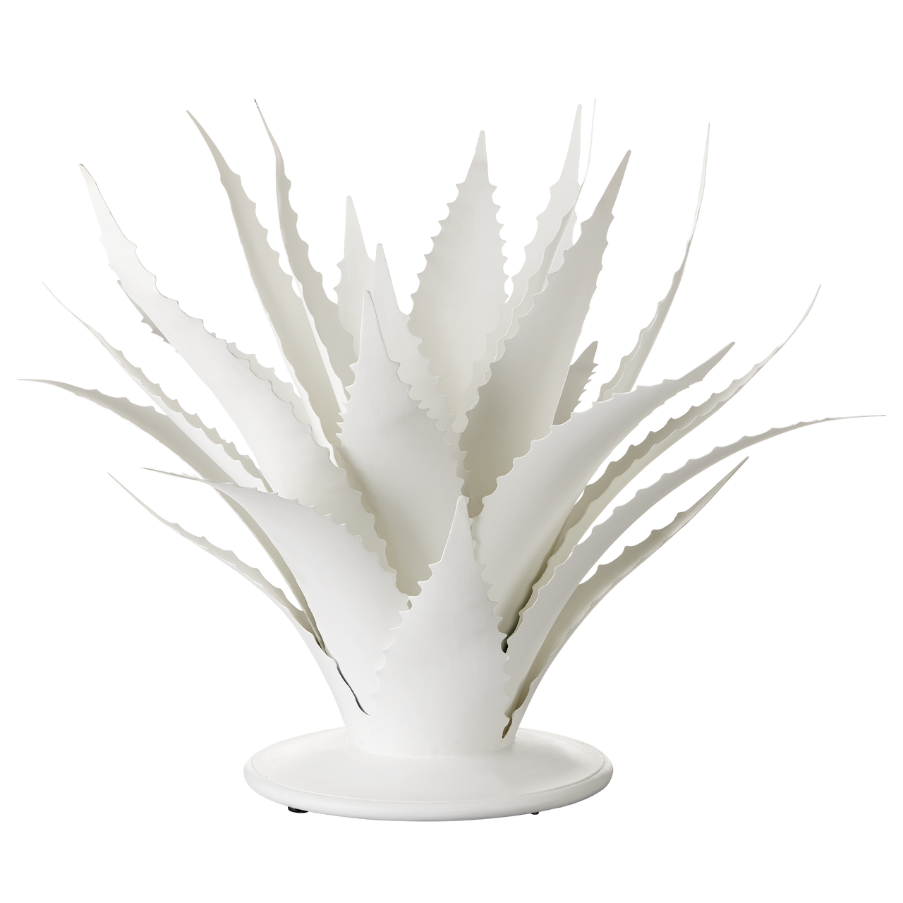 Currey & Co. 28" Agave White Objet 1200-0778