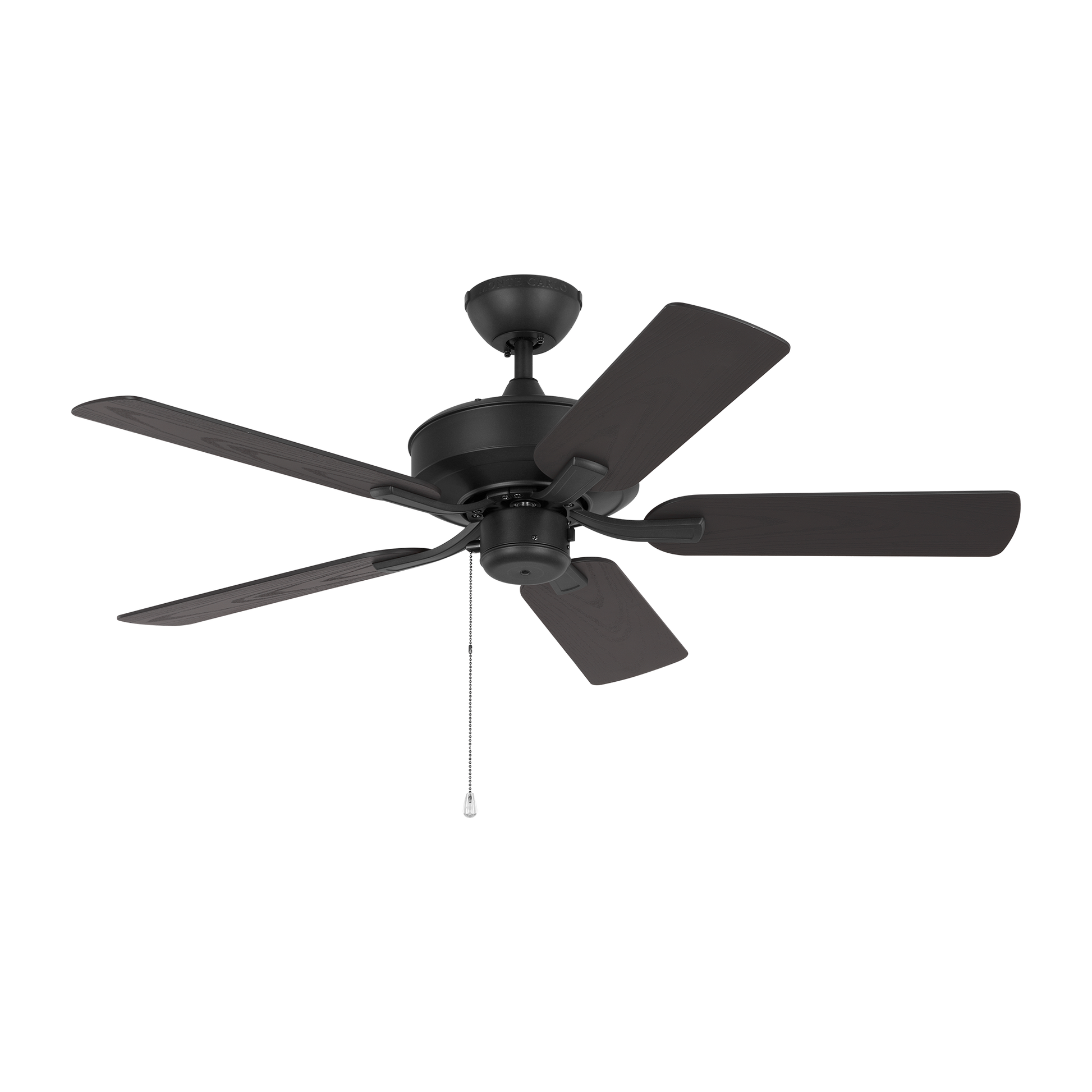 Generation Lighting  Fans Linden 44" Ceiling Fan in Midnight Black 5LDO44MBK