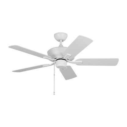 Generation Lighting  Fans Linden 44" Ceiling Fan in Matte White 5LDO44RZW