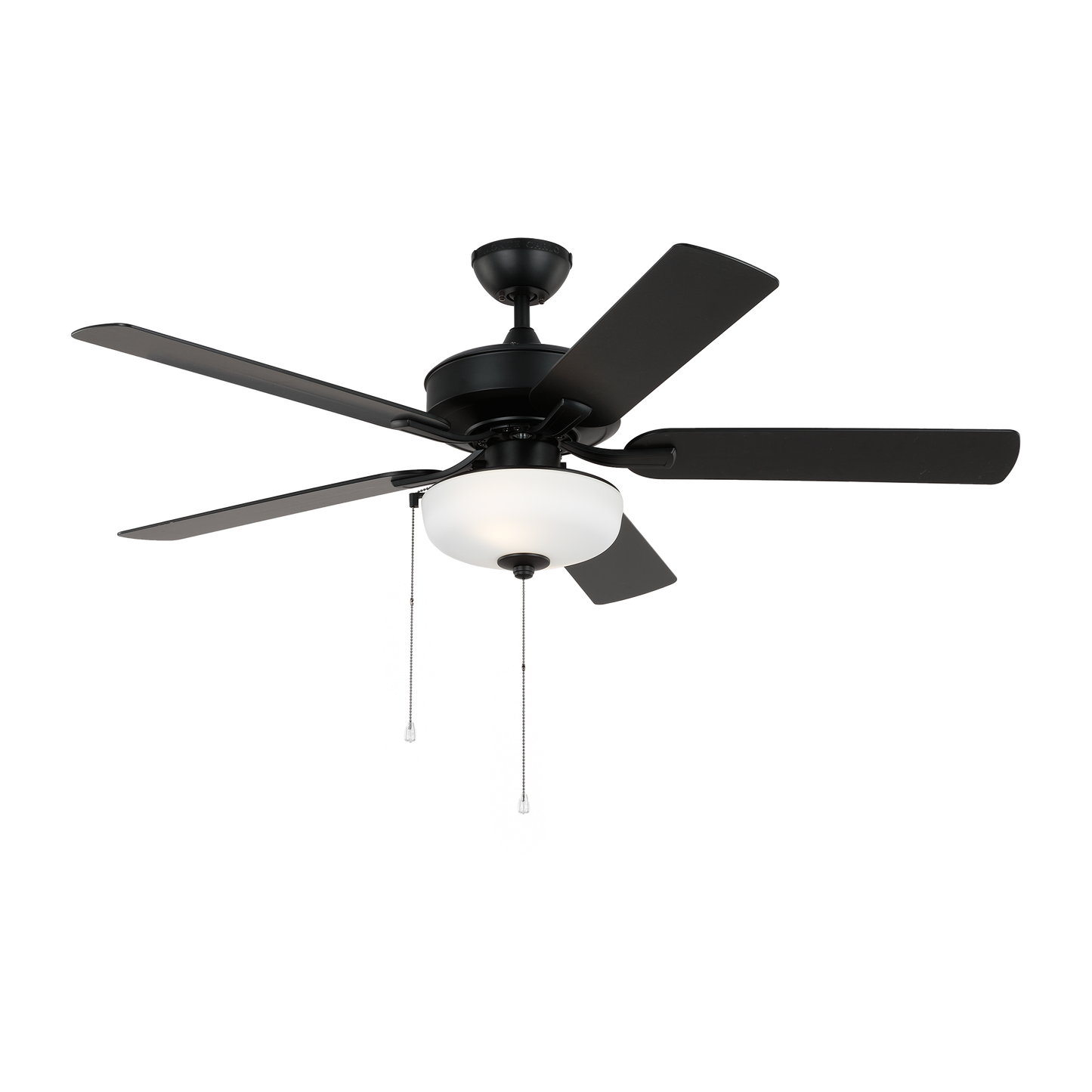 Generation Lighting  Fans Linden 52" Ceiling Fan in Midnight Black 5LDO52MBKD