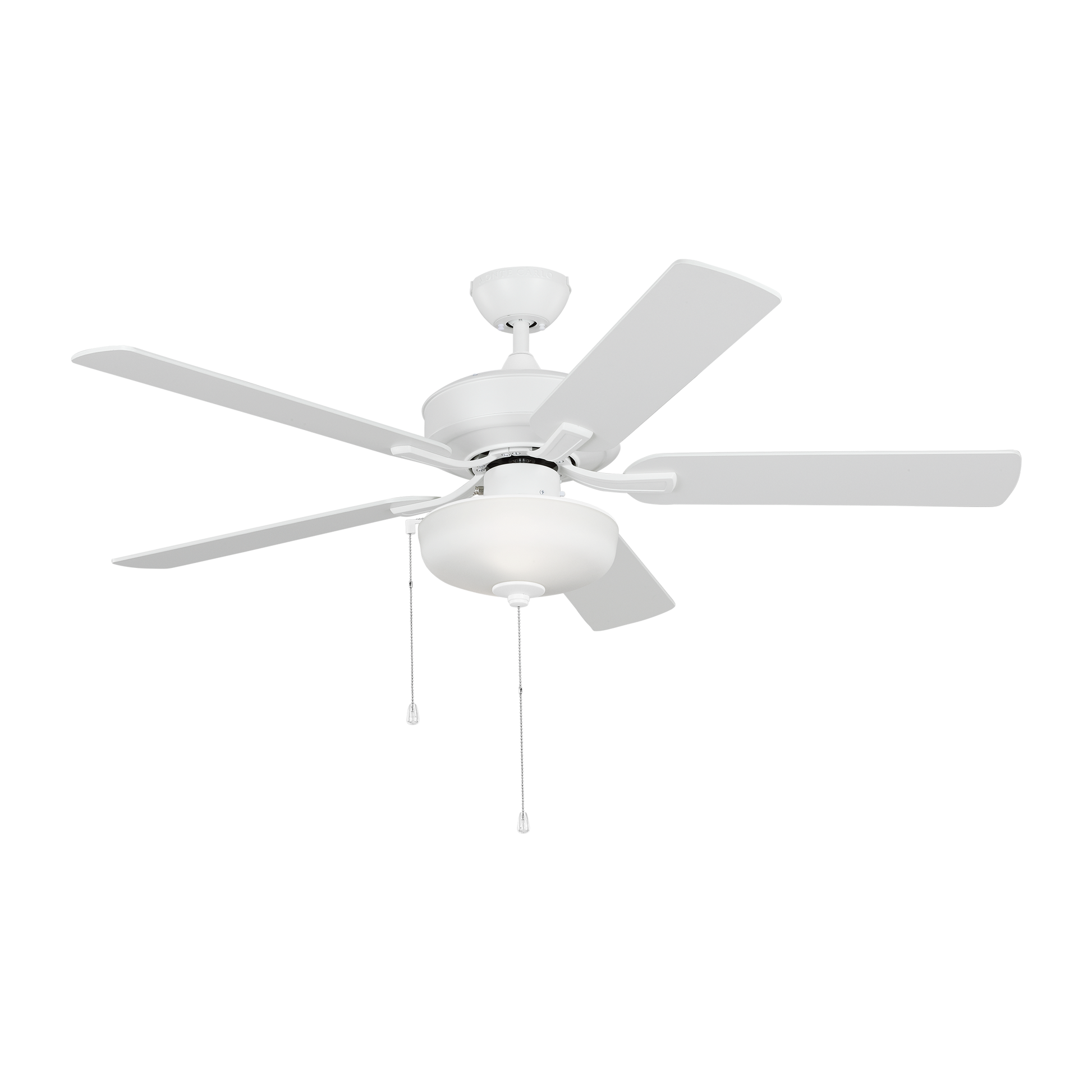 Generation Lighting  Fans Linden 52" Ceiling Fan in Matte White 5LDO52RZWD