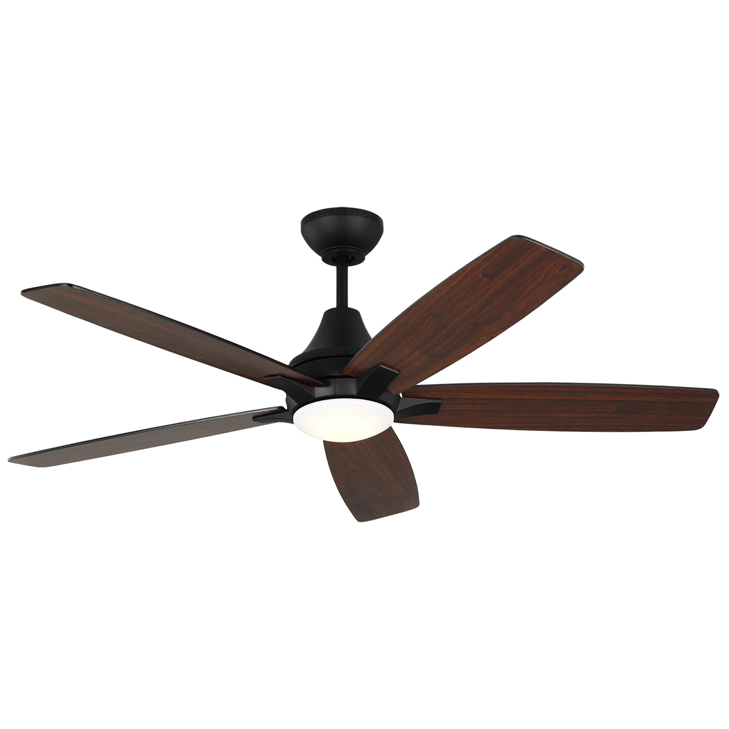 Generation Lighting  Fans Lowden 52" Ceiling Fan in Midnight Black 5LWDR52MBKD