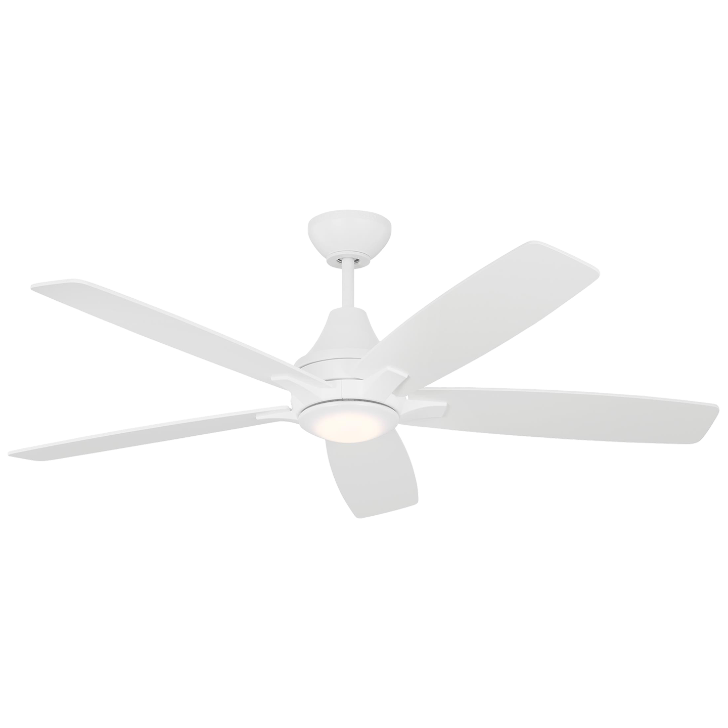 Generation Lighting  Fans Lowden 52" Ceiling Fan in Matte White 5LWDR52RZWD