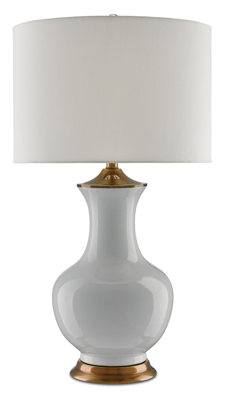 Currey & Co. Lilou White Table Lamp 6000-0020