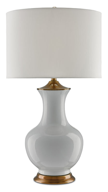 Currey & Co. Lilou White Table Lamp 6000-0020