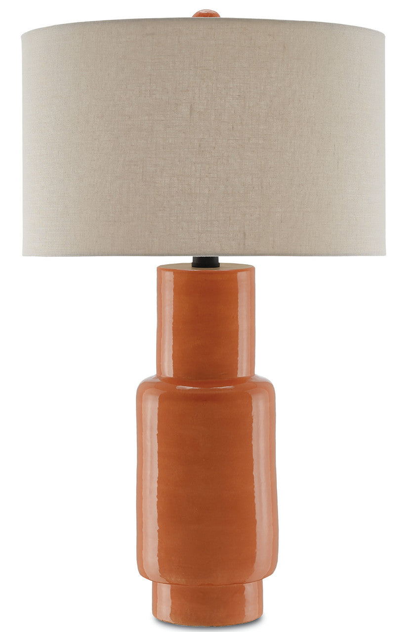 Currey & Co. Janeen Orange Table Lamp 6000-0192