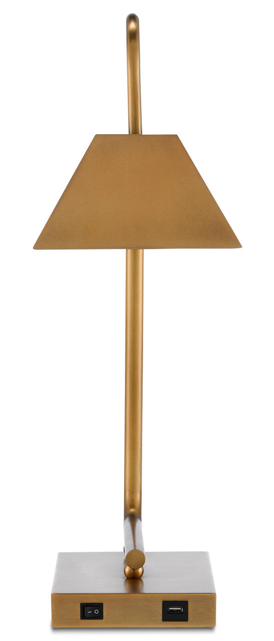 Currey & Co. Hoxton Brass Table Lamp 6000-0565