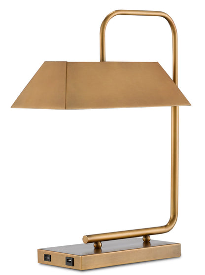 Currey & Co. Hoxton Brass Table Lamp 6000-0565