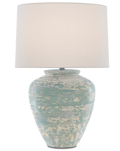 Currey & Co. Mimi Aqua Table Lamp 6000-0617