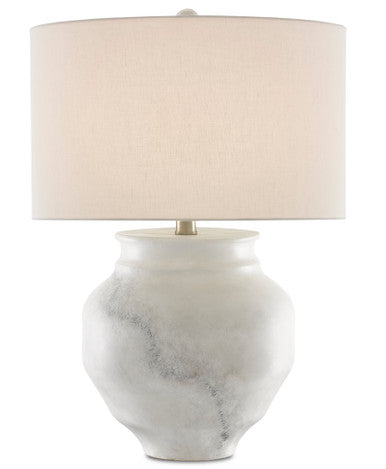 Currey & Co. Kalossi White Table Lamp 6000-0623