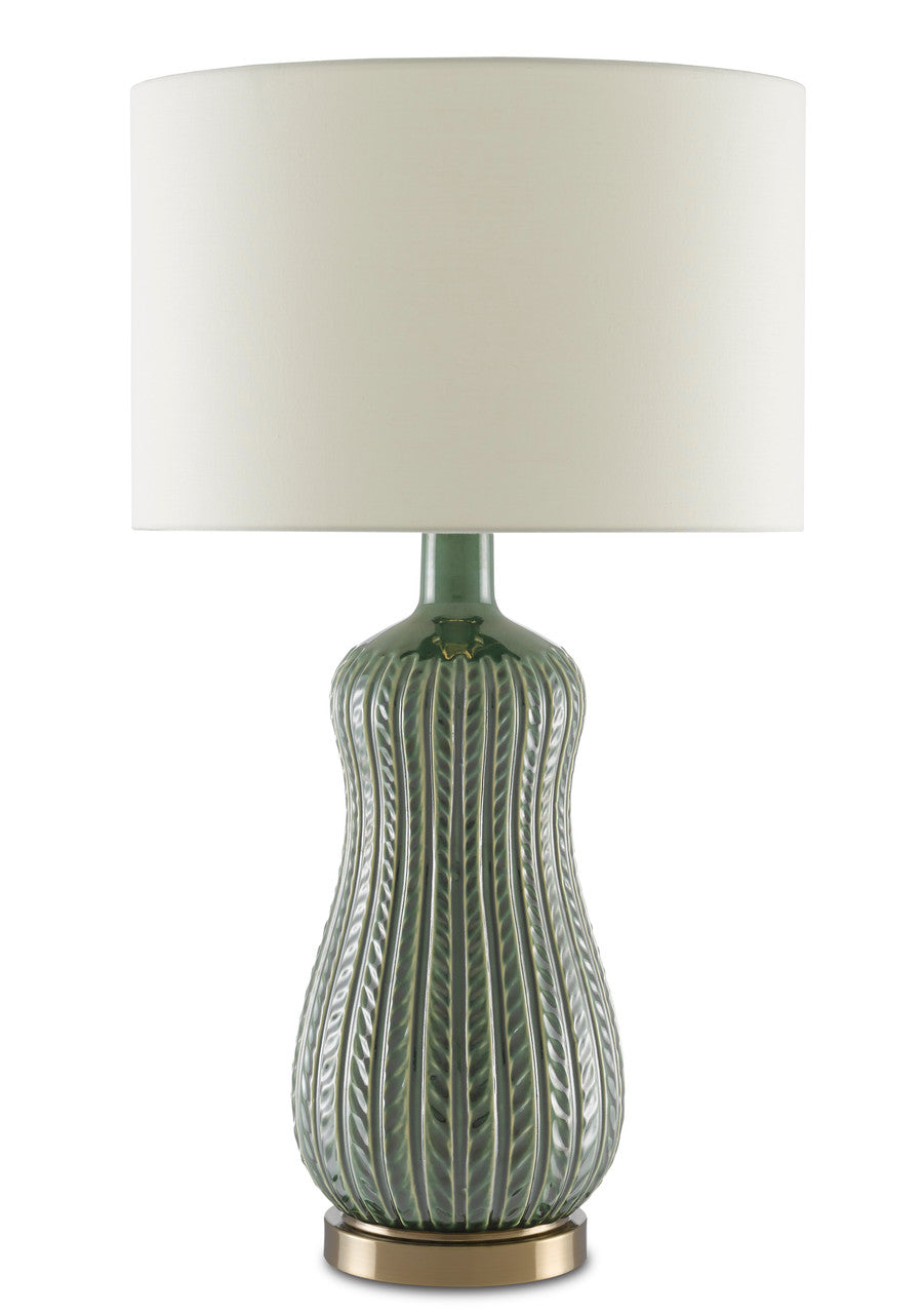 Currey & Co. Mamora Green Table Lamp 6000-0673