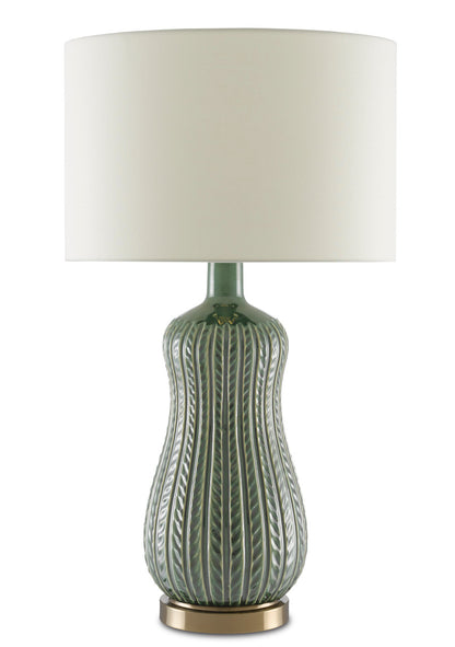 Currey & Co. Mamora Green Table Lamp 6000-0673