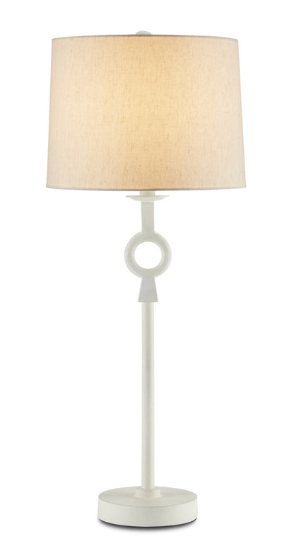 Currey & Co. Germaine White Table Lamp 6000-0696